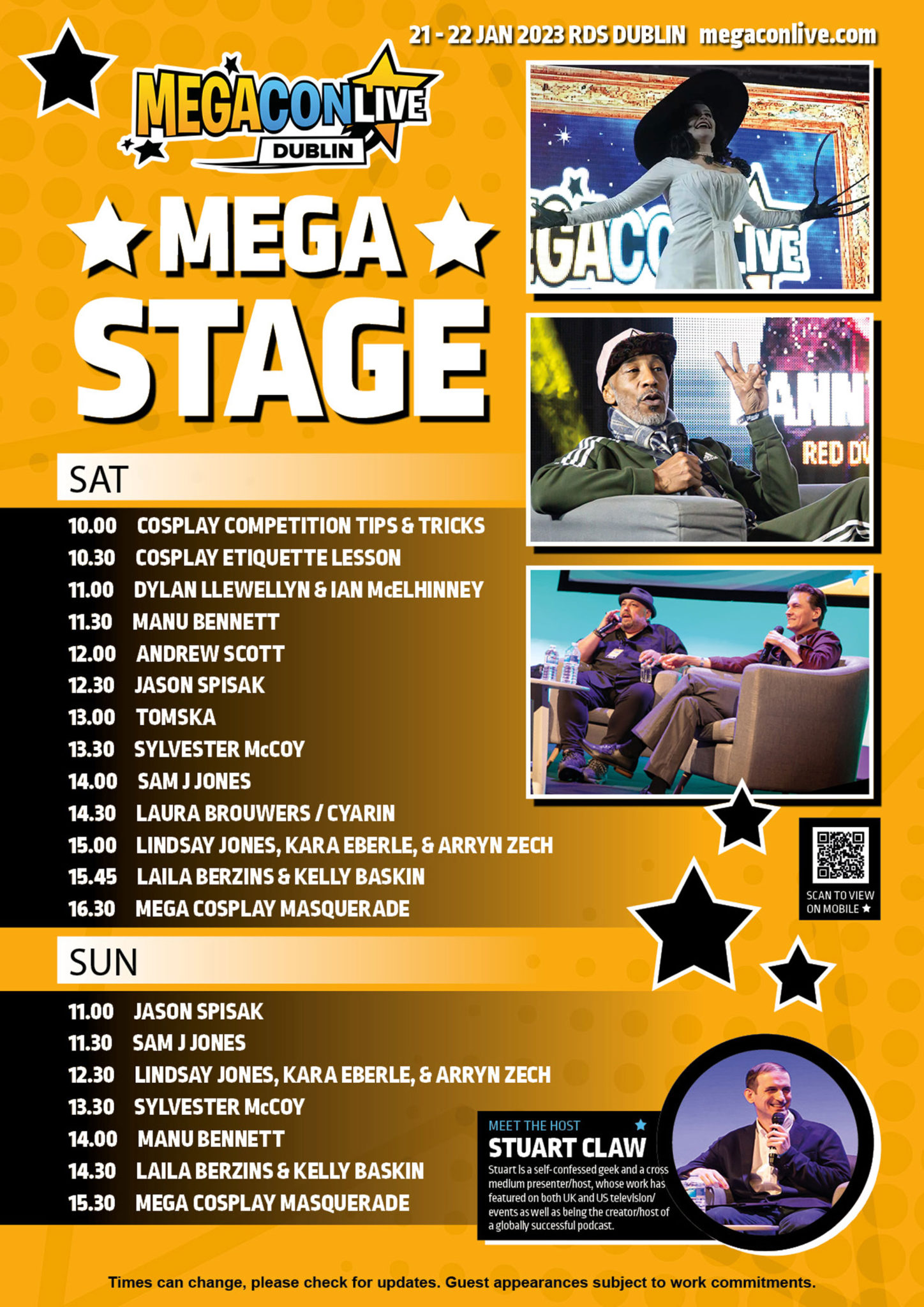 Schedule MegaCon Live